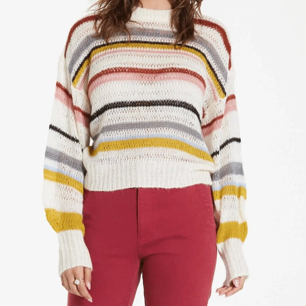 NWT - Another Love Avianna Sweater in Cream Multi Stripe